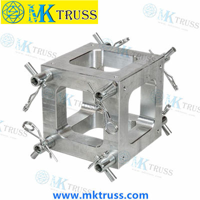 20*2mm Main Tube Square MK 100 mm Small Stage Lighting Truss for Live Performances