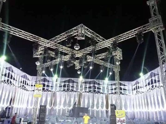 Highly Durable 290mm Screw Square Truss for Small Stage Lighting Stage Steel Trusses