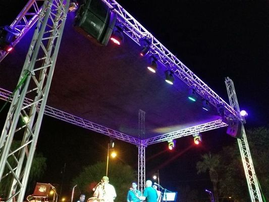 Square Corner Lighting Truss Box for Trade Show Booths S30-K6 6-Way Cube/truss de aluminio