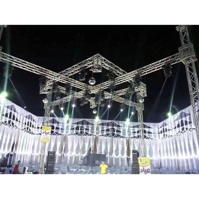 Square Corner Lighting Truss Box for Trade Show Booths S30-K6 6-Way Cube/truss de aluminio