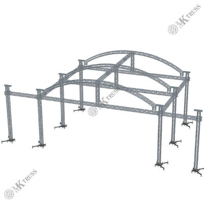 Highly Durable Aluminum Concert Backdrop Canopy Roof Truss for Show and Performance