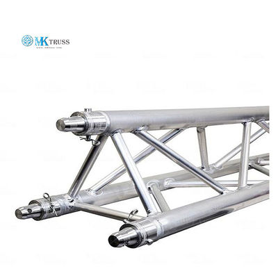 Black Alu Easy Install Arch Triangular Lighting Stage Truss With Roof 25*2mm Brace Tube