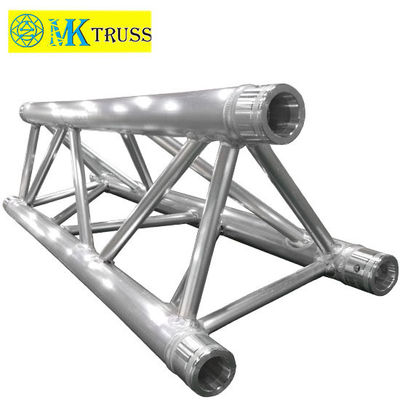Black Alu Easy Install Arch Triangular Lighting Stage Truss With Roof 25*2mm Brace Tube