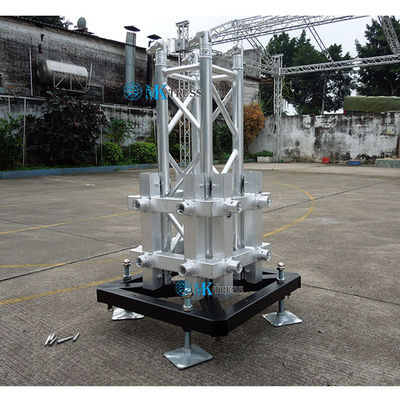5000kg Load Portable Electric Light Tower Telescopic Lift Truss System Silver or Black