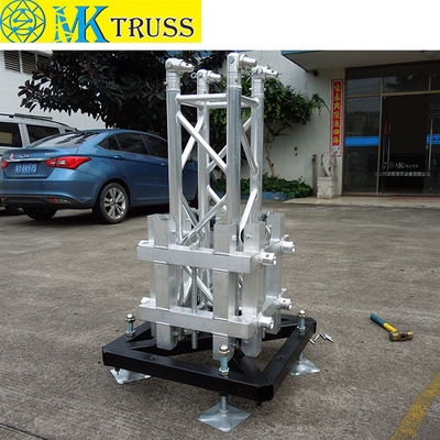 5000kg Load Portable Electric Light Tower Telescopic Lift Truss System Silver or Black
