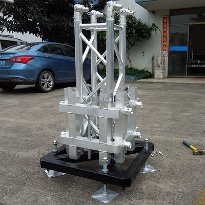 5000kg Load Portable Electric Light Tower Telescopic Lift Truss System Silver or Black