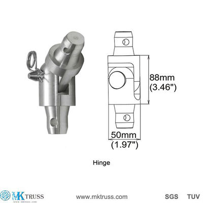 MK-TS300N Aluminium Truss System Stage with High Performing Hardness of 15-18 Degree