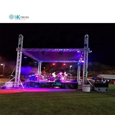 Square Main Tube 50*2mm Aluminum Truss LED Light Source Dj Light Stand for Nightclubs